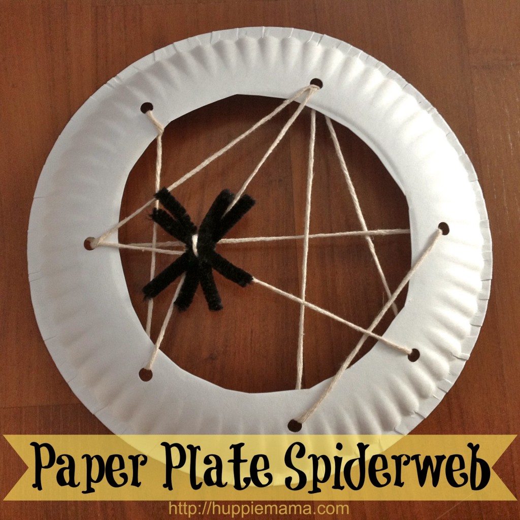 Paper Plate Spiderweb