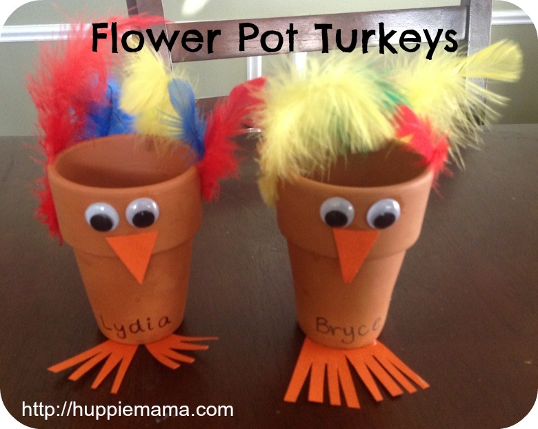 Flower Pot Turkeys