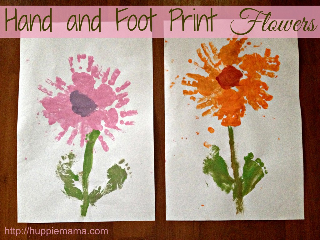 Hand and Foot Print Flowers