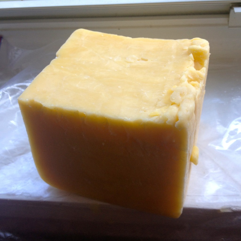 raw cheddar cheese