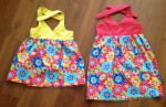 two wrap dresses
