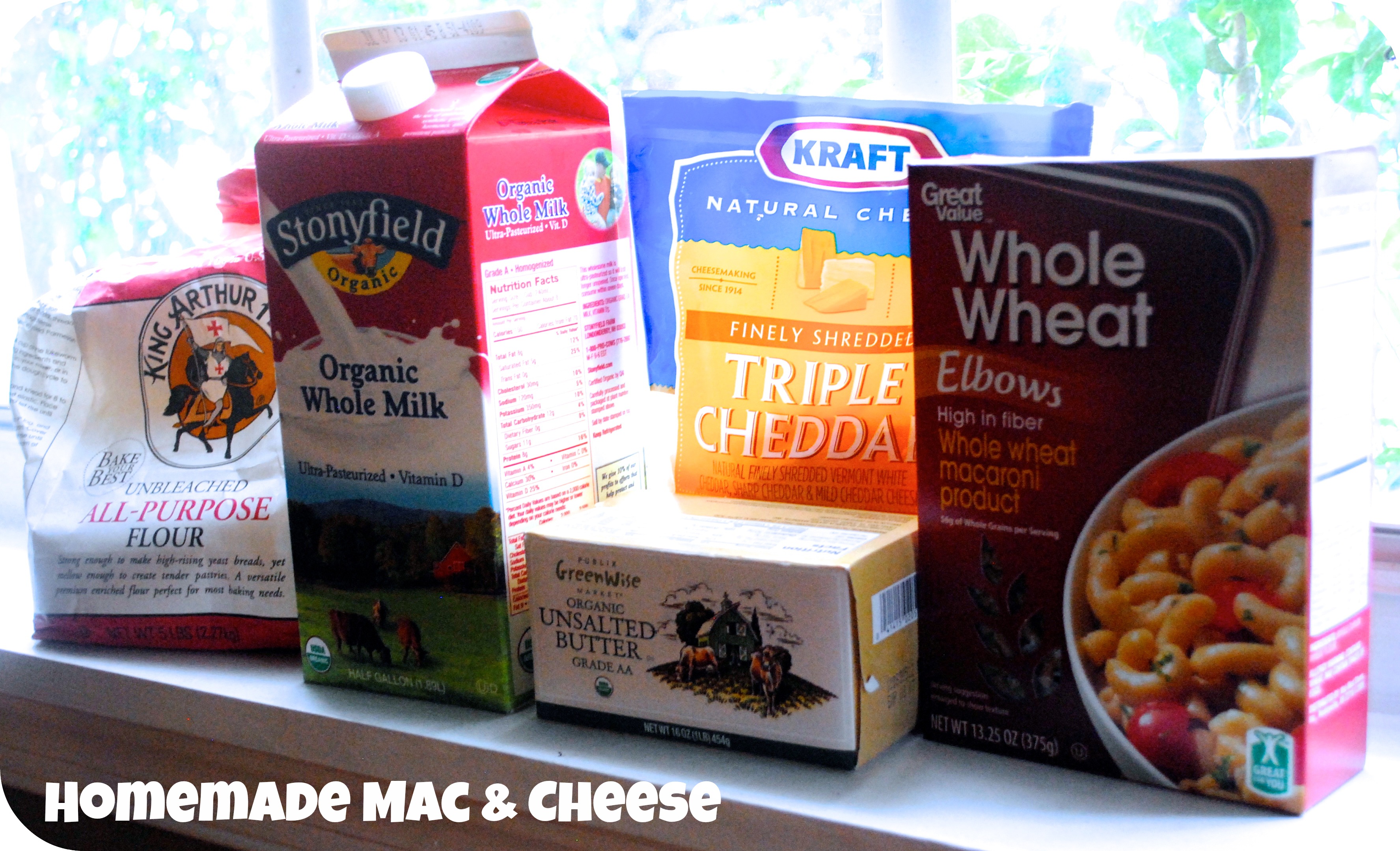 mac & cheese ingredients