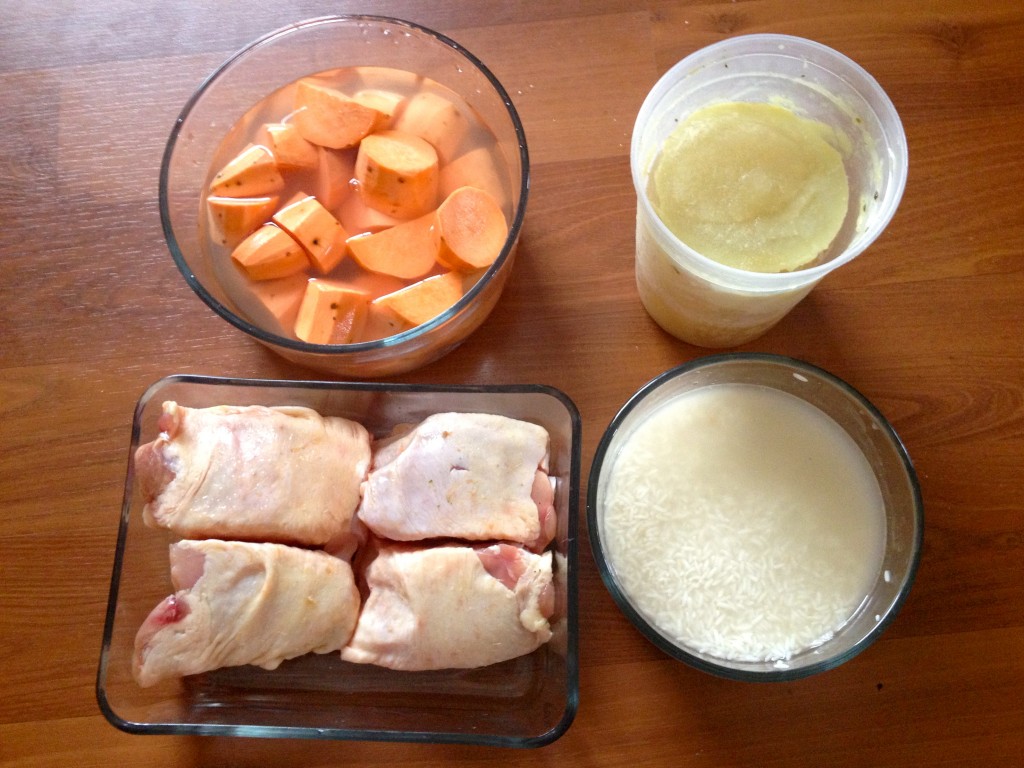 prep ingredients