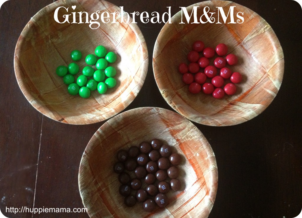 Gingerbread M&Ms