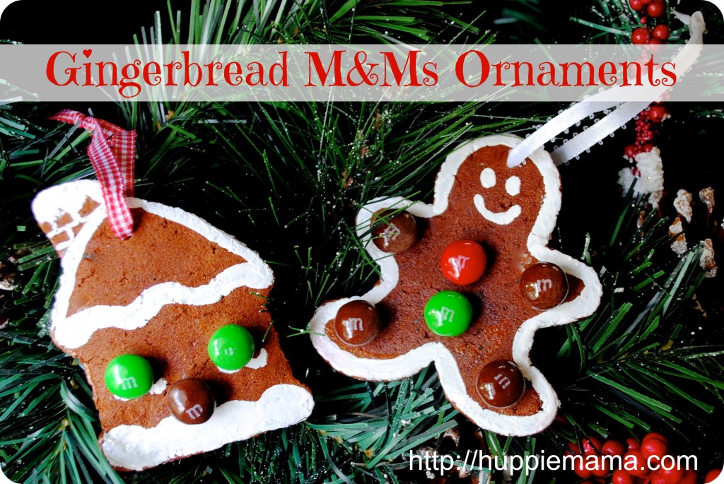 Gingerbread M&Ms Ornaments