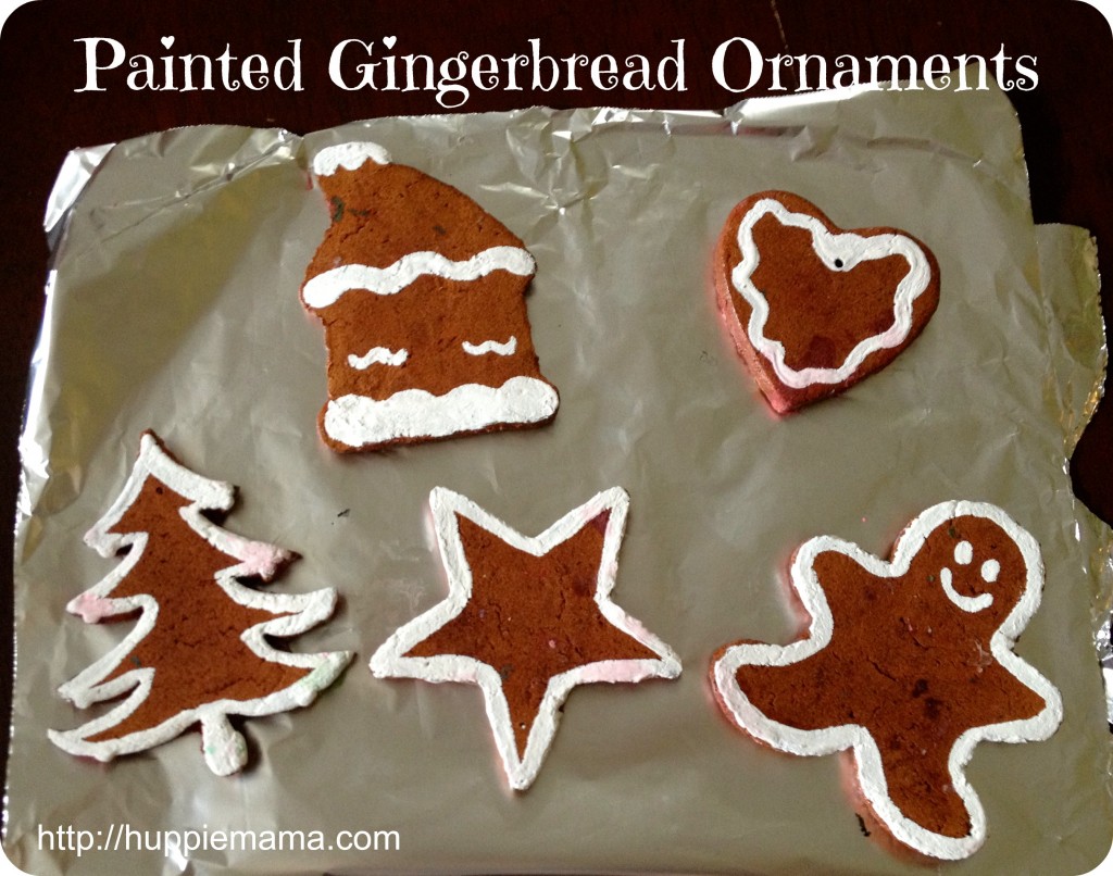 Painted Gingerbread Ornaments