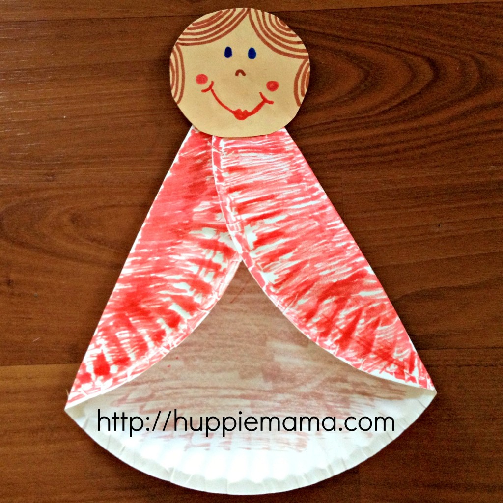 Paper Angel Christmas Craft - Big Family Blessings