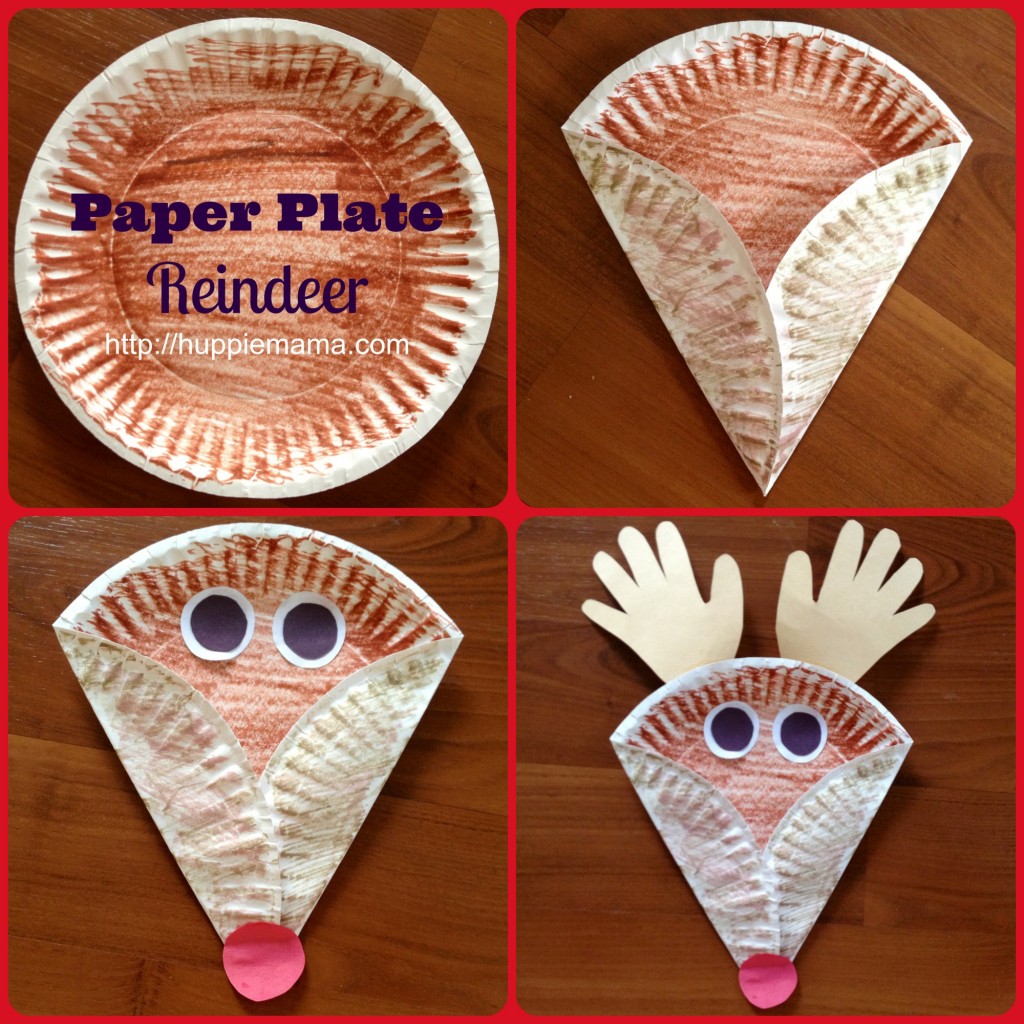 Paper Plate Reindeer