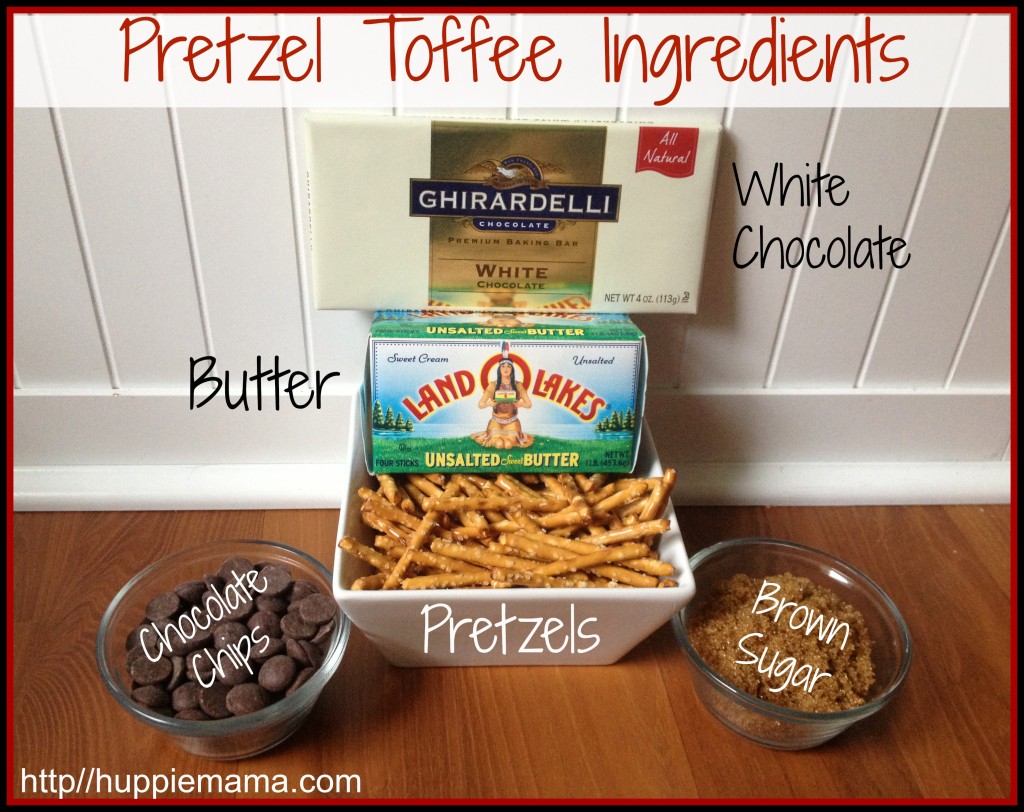 Pretzel Toffee Ingredients