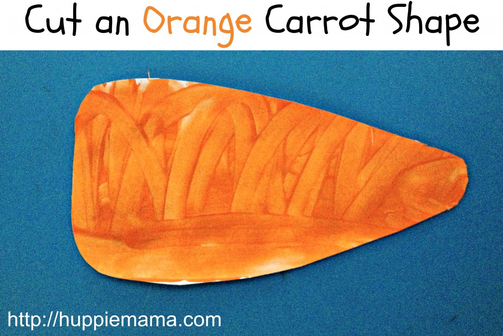 Cut an Orange Carrot Shape