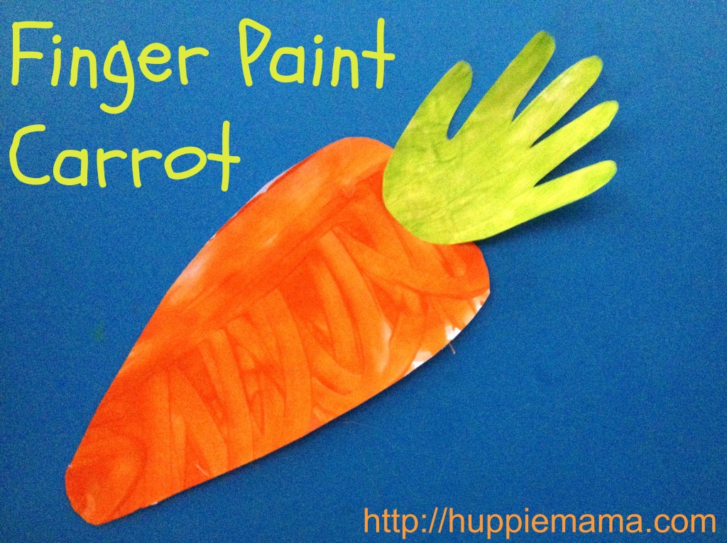 Finger Paint Carrot