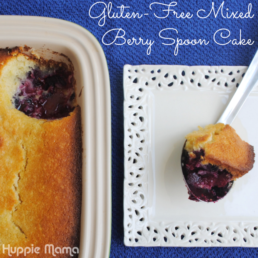 Gluten-Free Mixed Berry Spoon Cake