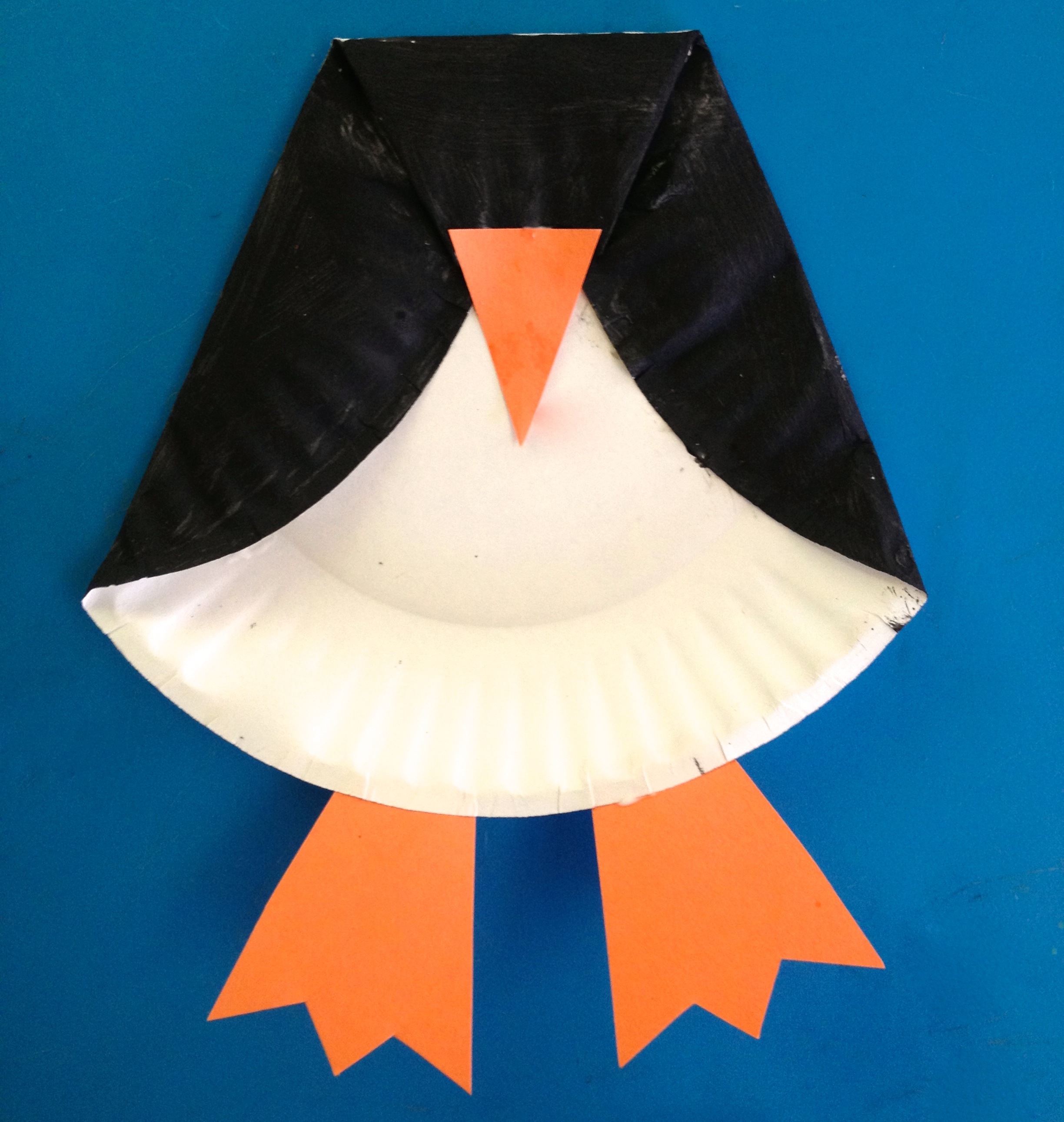 How to Make a Paper Plate Penguin, Nanny Anita