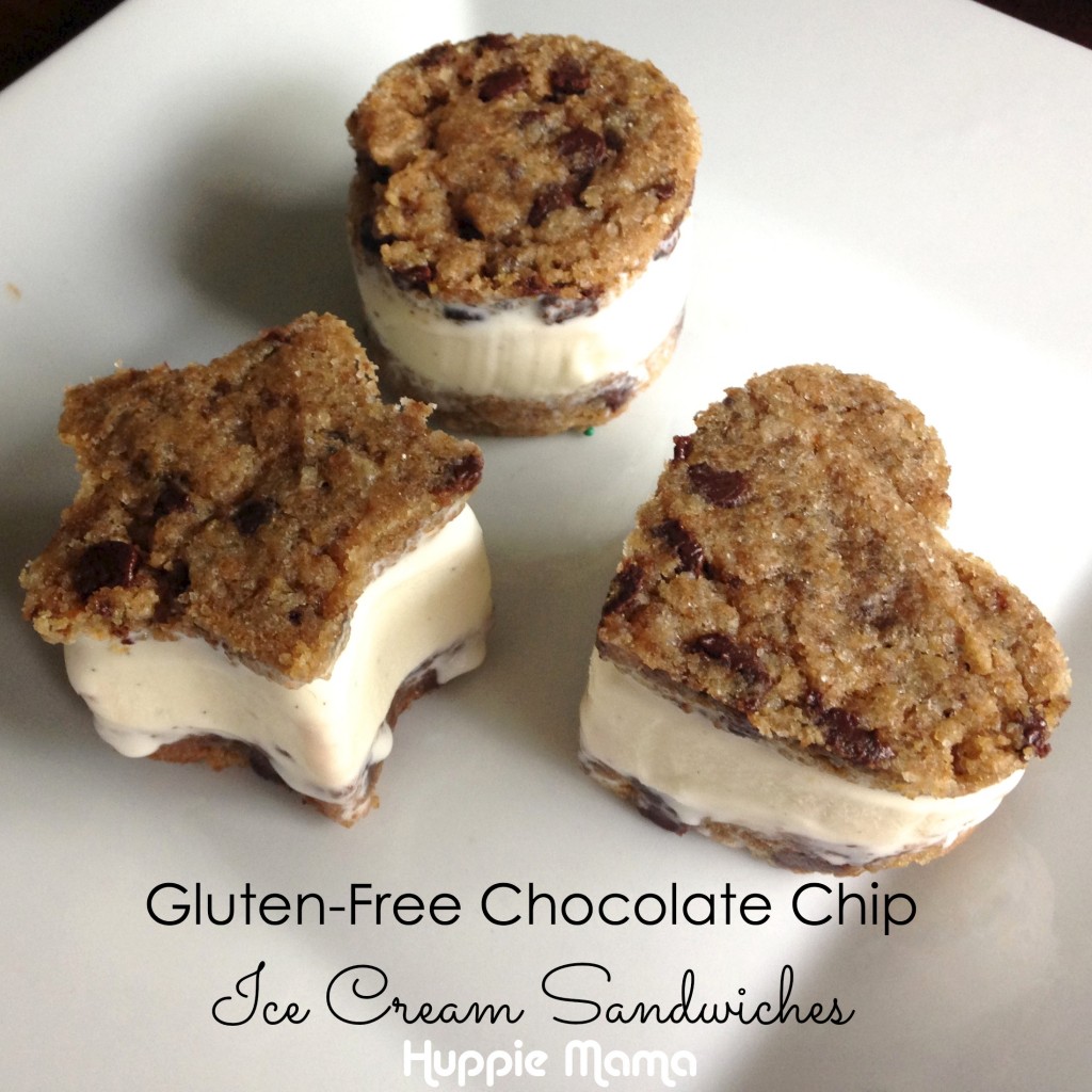 Gluten-Free Chocolate Chip Ice Cream Sandwiches