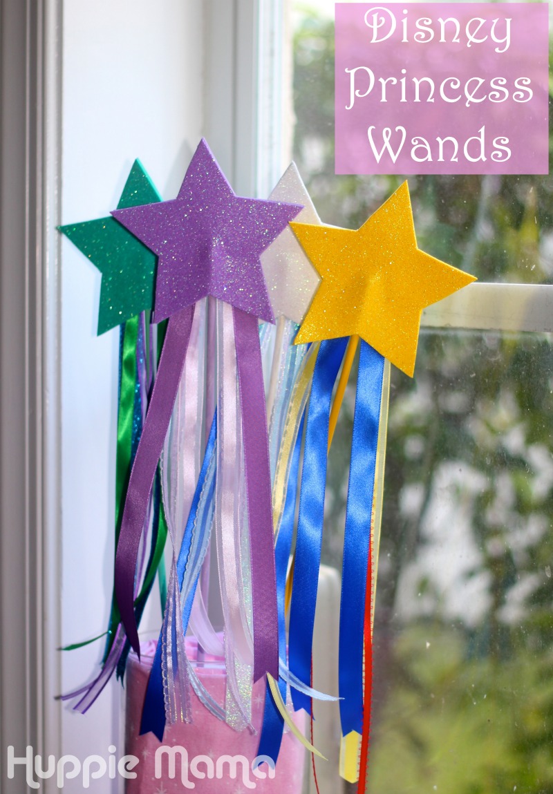 Homemade princess hot sale wands