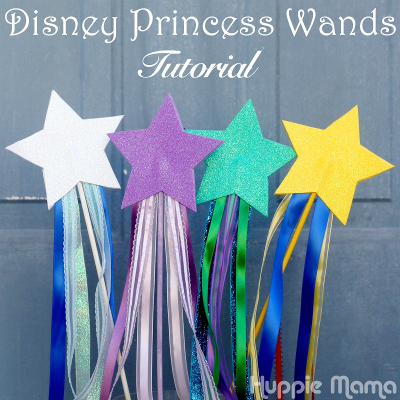 Homemade on sale princess wands