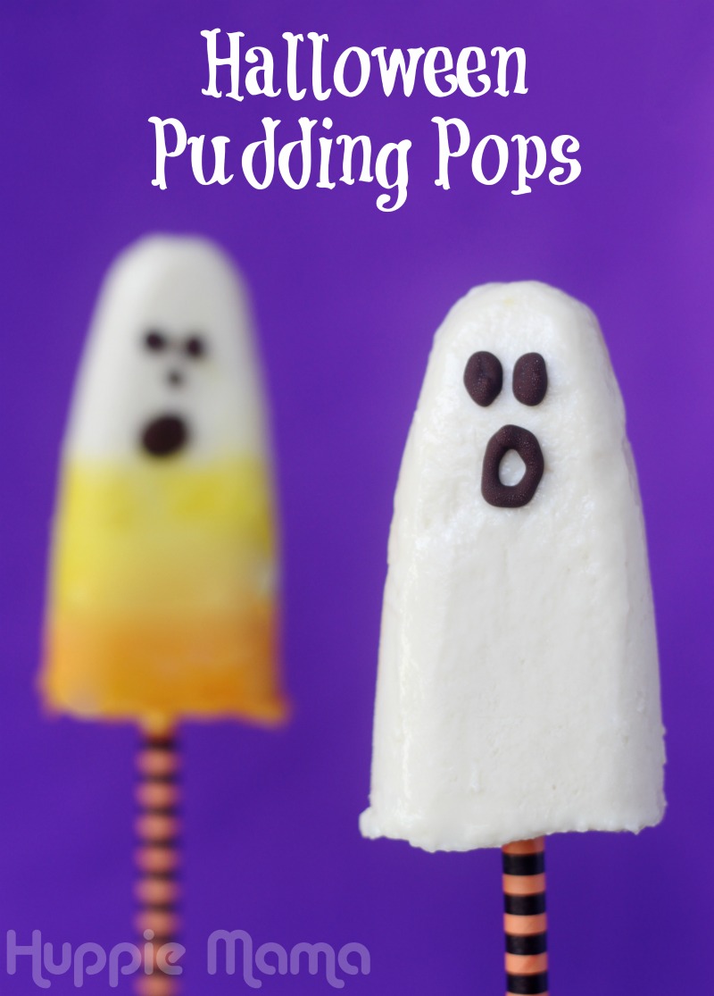 Halloween Pudding Pops