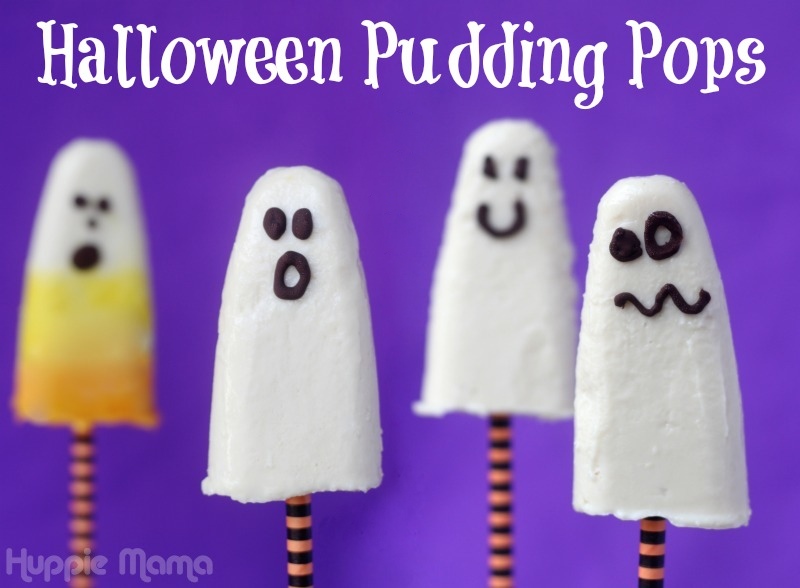 Spooky Pudding pops