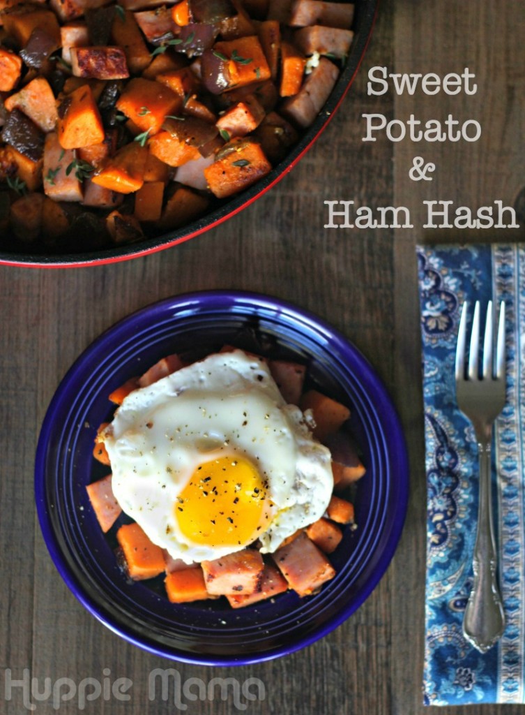 Ham & sweet potato hash