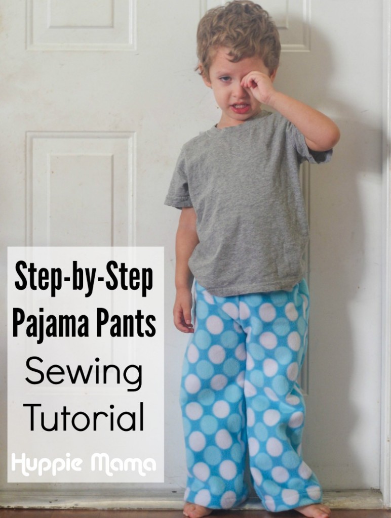 Pajama Pants Sewing Tutorial