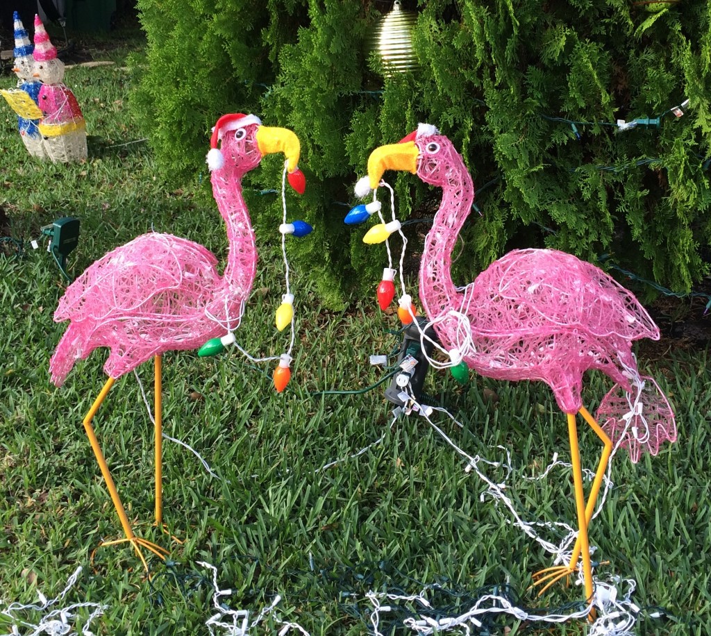 flamingo christmas