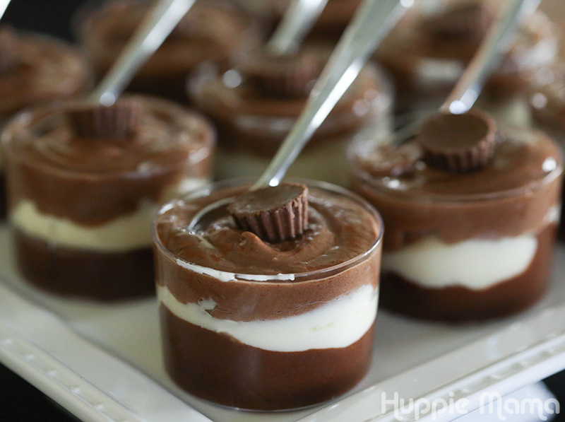 Close-up Reese's mousse
