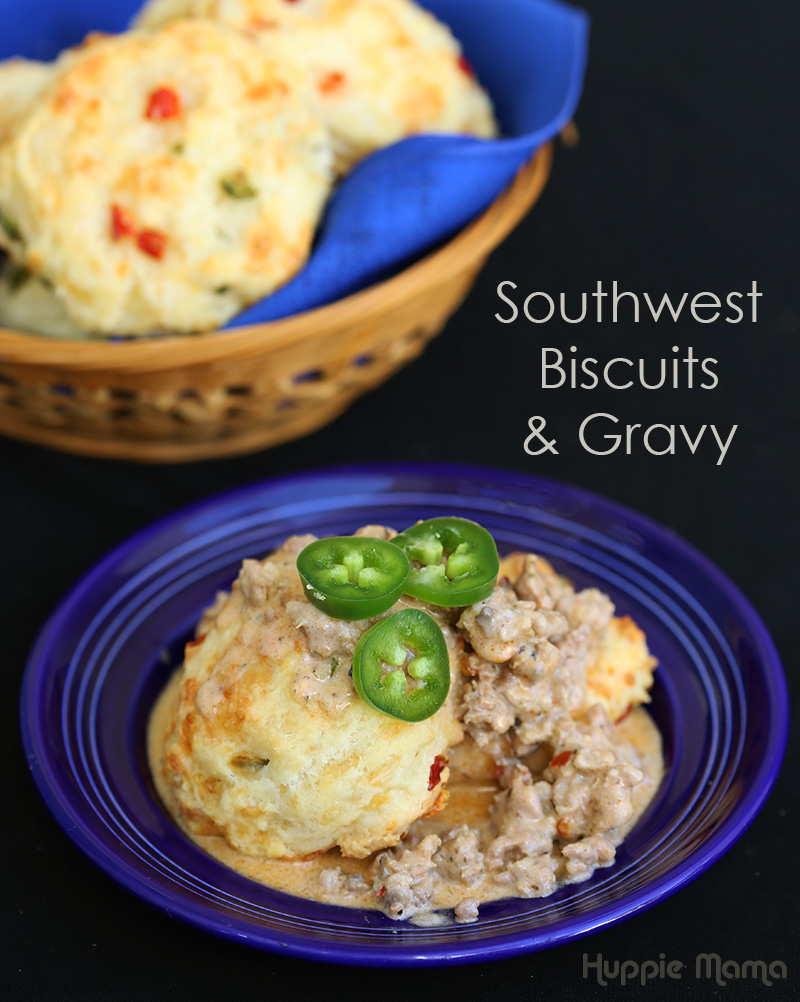 Southwest Biscuits & Gravy
