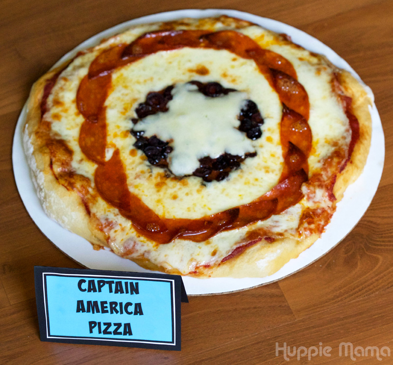 Captain America Pizza