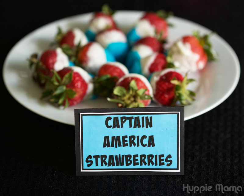 Captain America strawberries