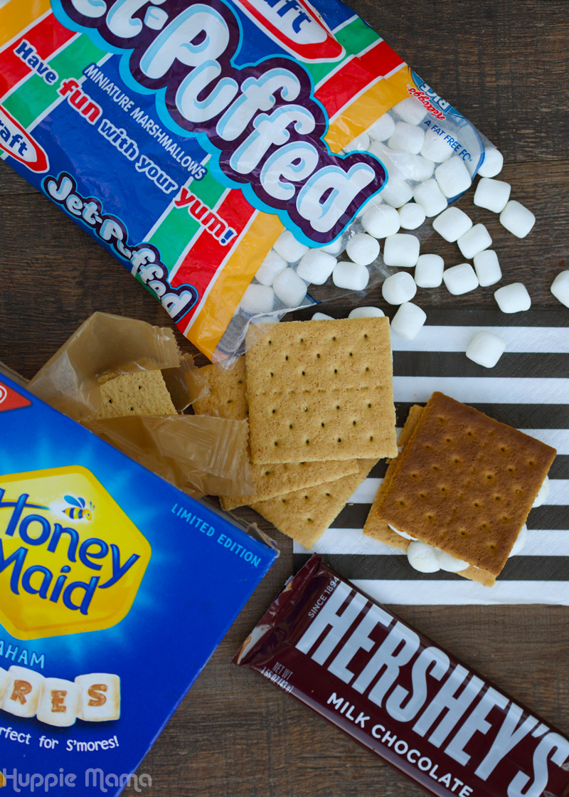 Traditional s'mores