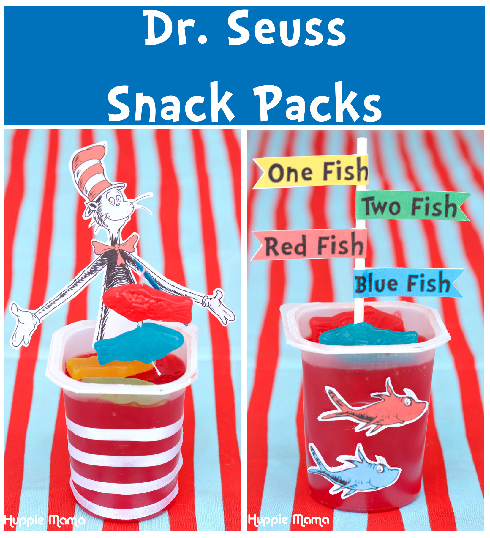 Dr. Seuss Snack Pack Ideas