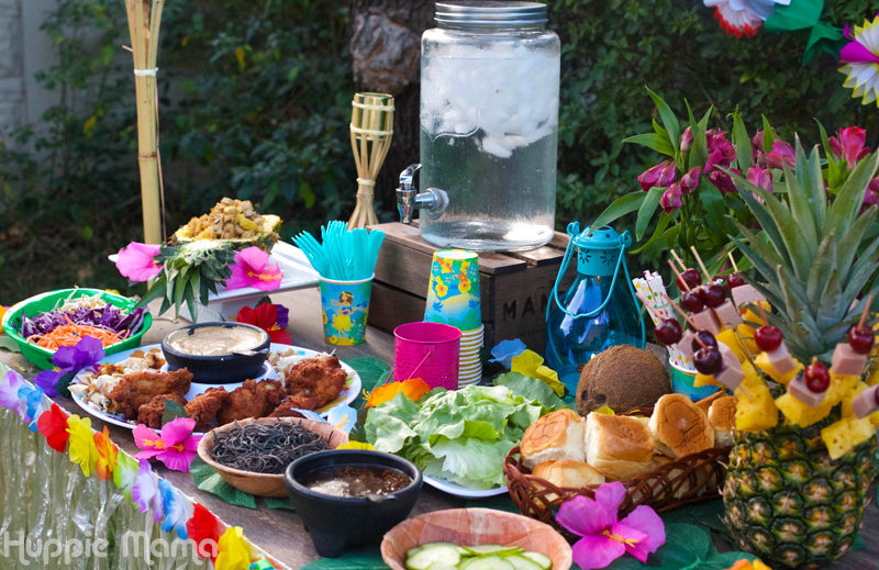 Host a Summer Luau Party - Our Potluck Family