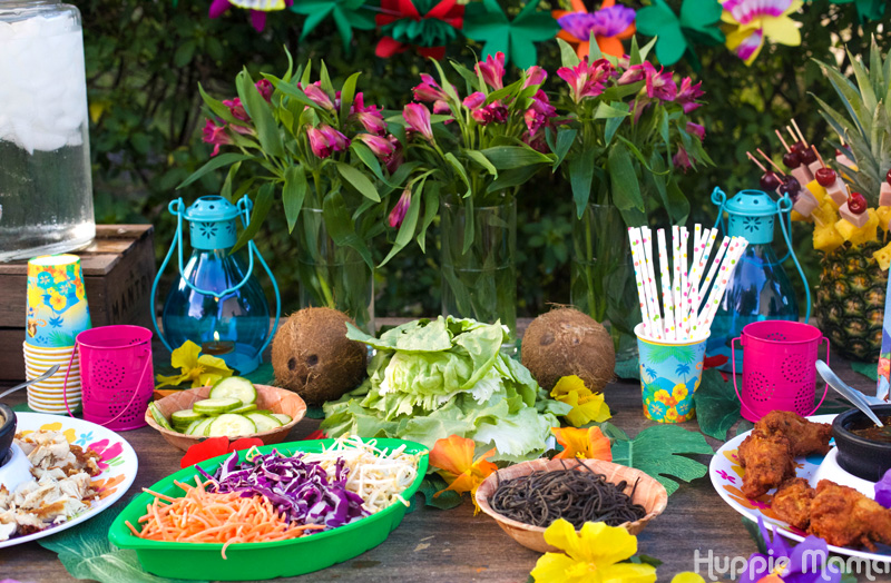 Host a Summer Luau Party - Our Potluck Family