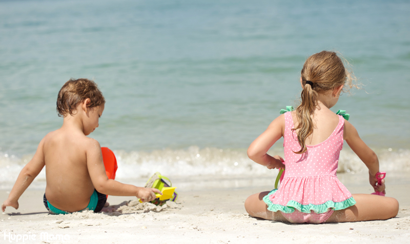 kids on naples beach