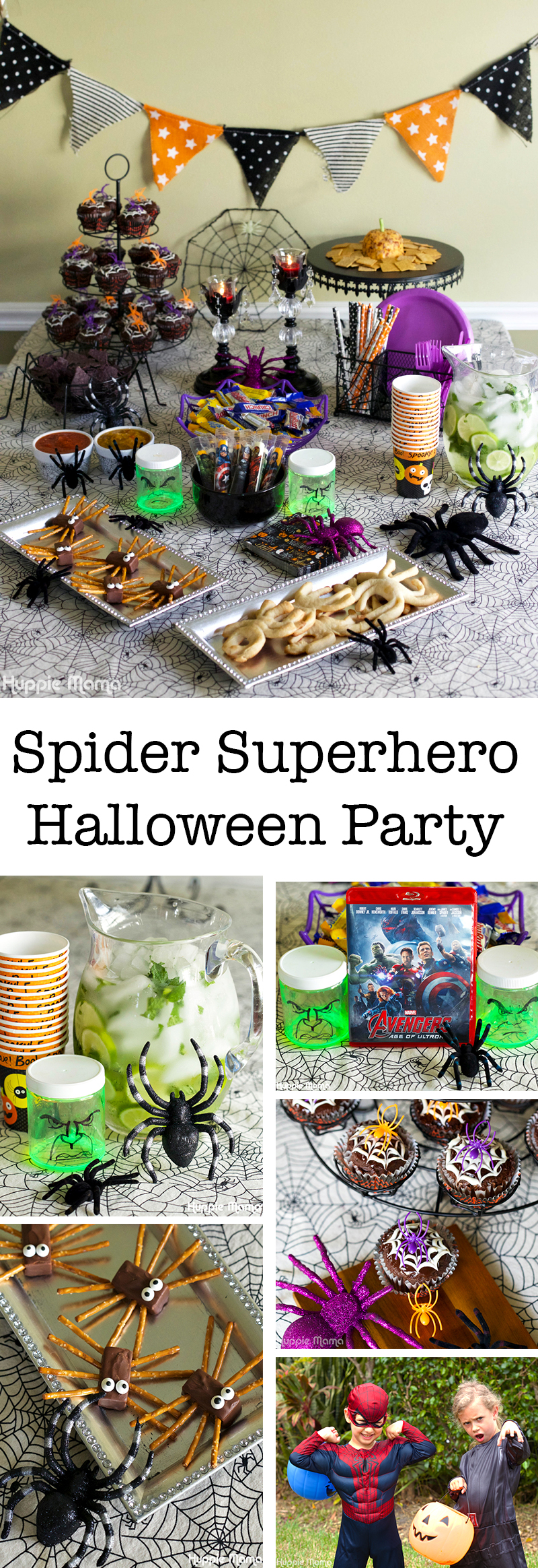 Spider Superhero Halloween Party ideas