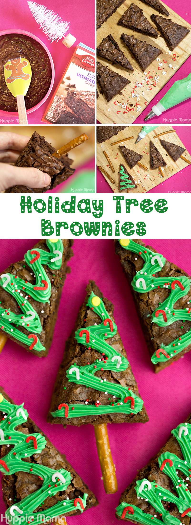 Holiday Brownie Trees