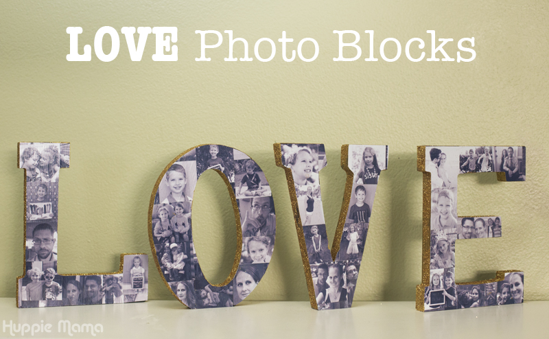 LOVE Photo Blocks