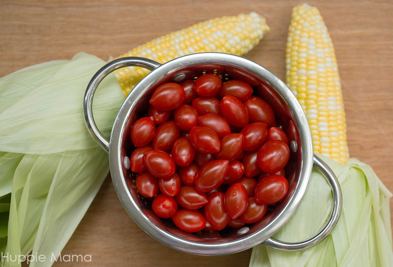 tomato and corn