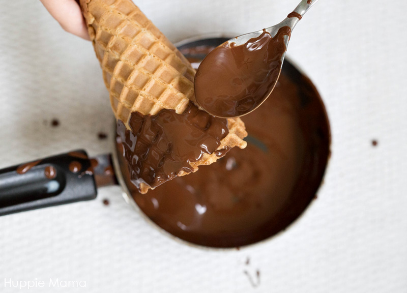 Chocolate Ice Cream cone