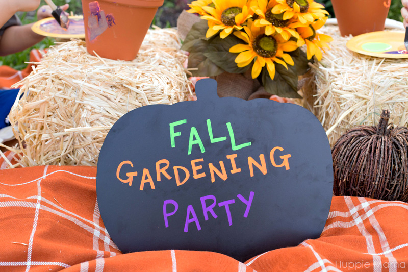 Fall Gardening sign