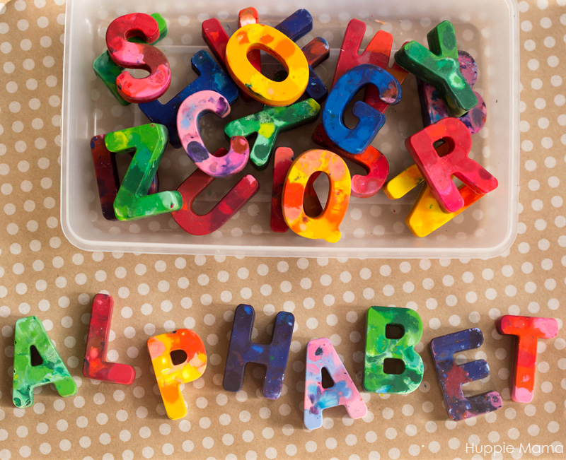 How to make Recycled Crayon Letters & The Crayon Man - Parenting Not  Perfection