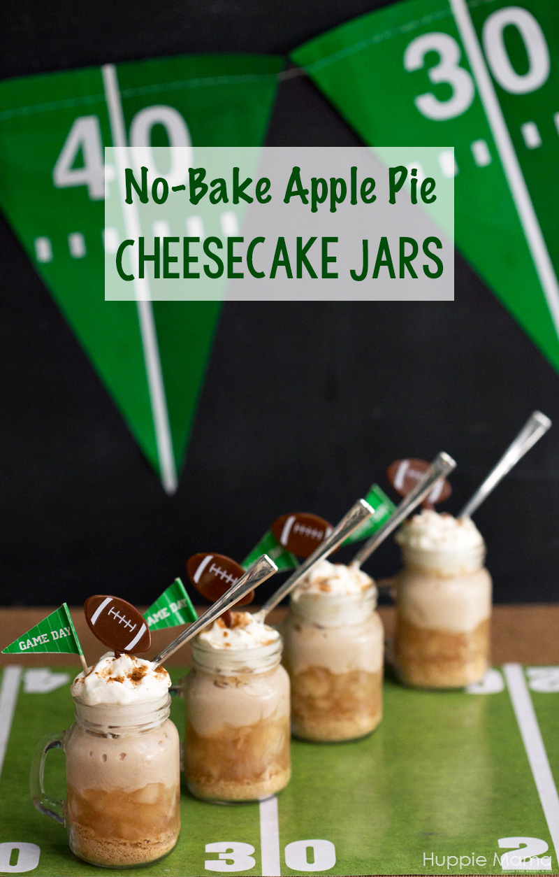 no-bake-apple-pie-cheesecake-jars
