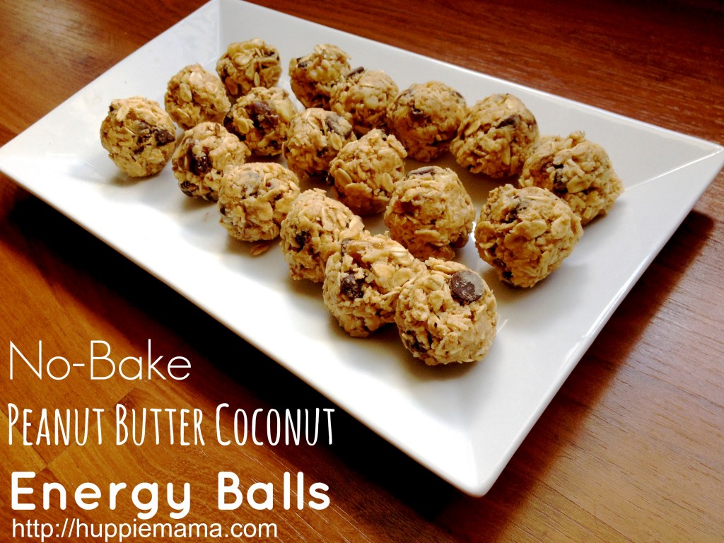 No-Bake Peanut Butter Coconut Energy Balls - Our Potluck Family