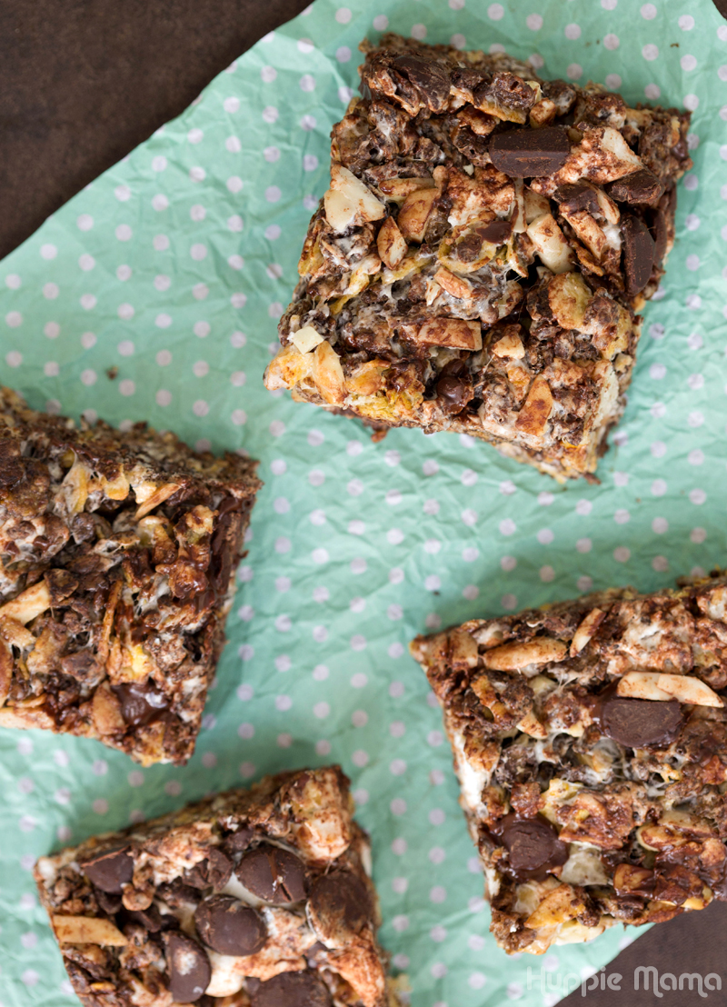 Gluten-Free Rocky Road Cereal Bars - Our Potluck Family